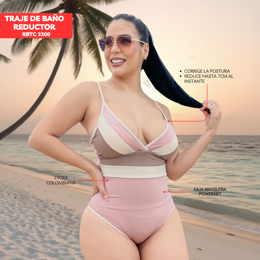 TRAJE DE BAÑO CON FAJA MODA RBTC3300