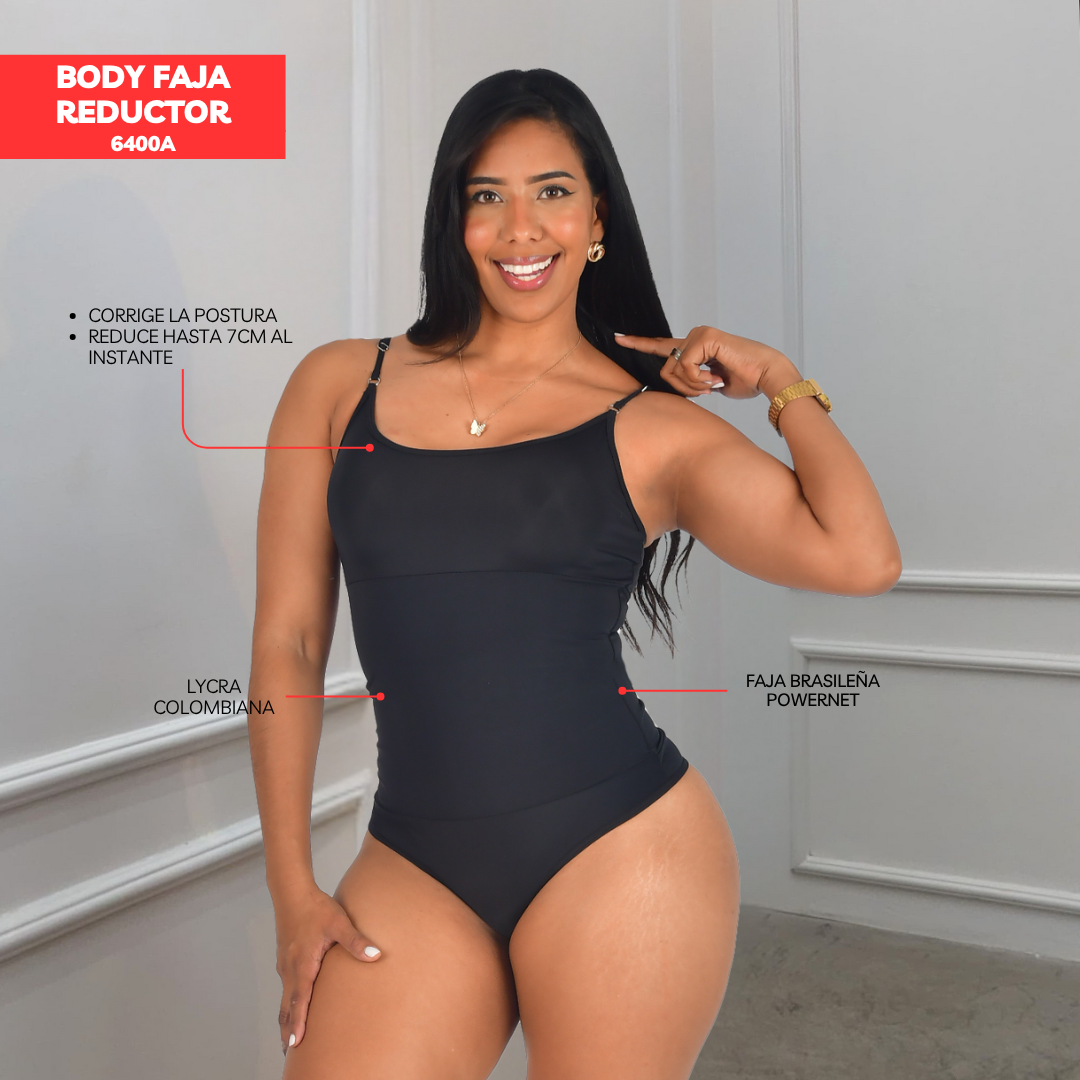 BODY FAJA REDUCTOR MANGA CERO BASIC 6400A