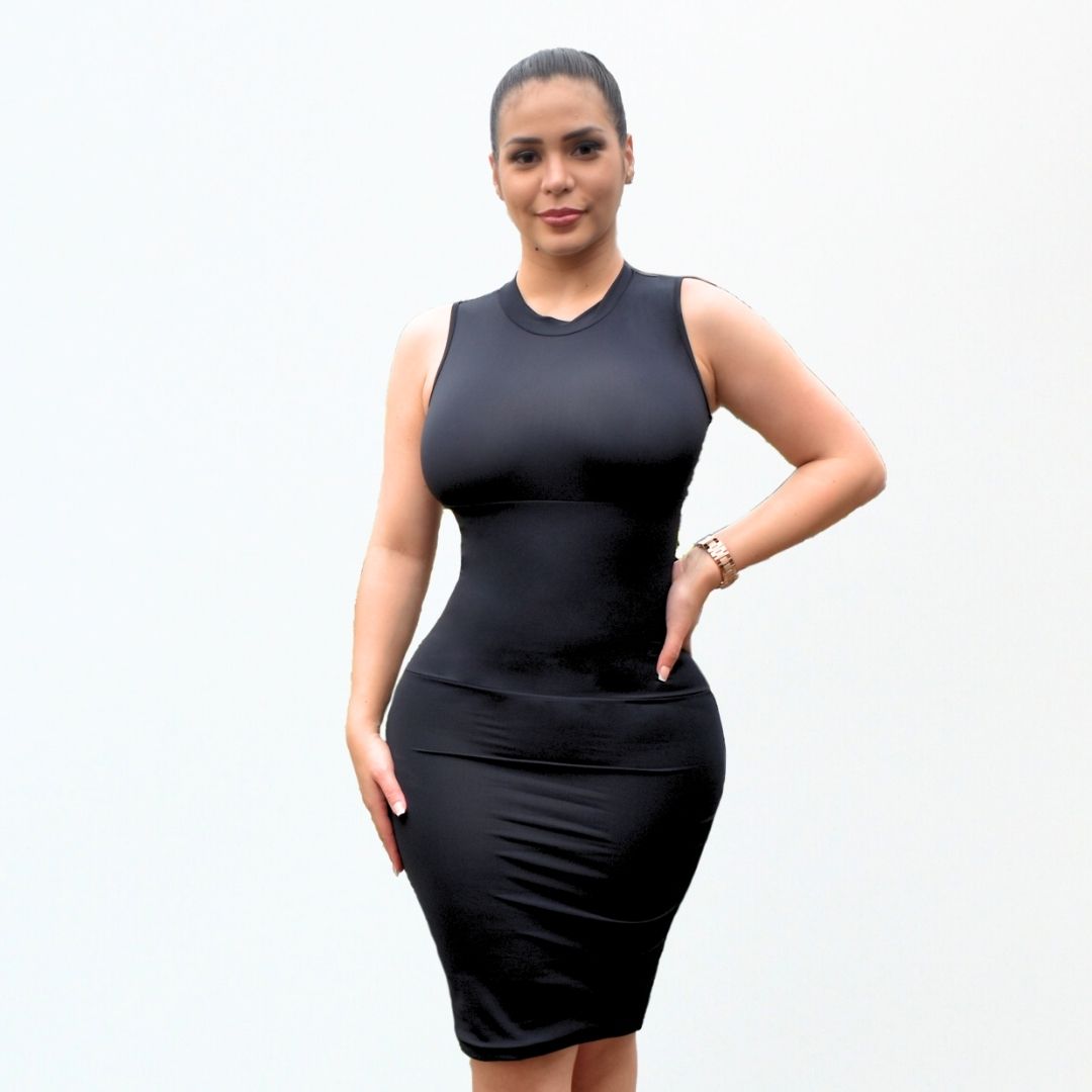 Vestido con Faja Reductor V9380L