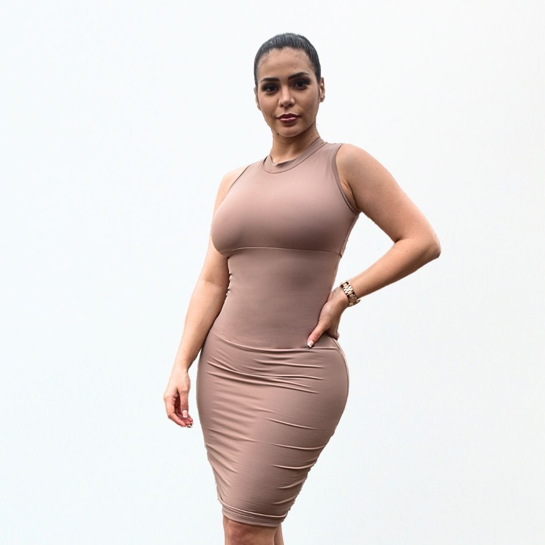 Vestido con Faja Reductor V9380L