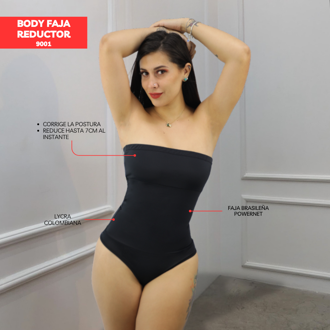 BODY FAJA REDUCTOR MANGA CERO BASIC 9001