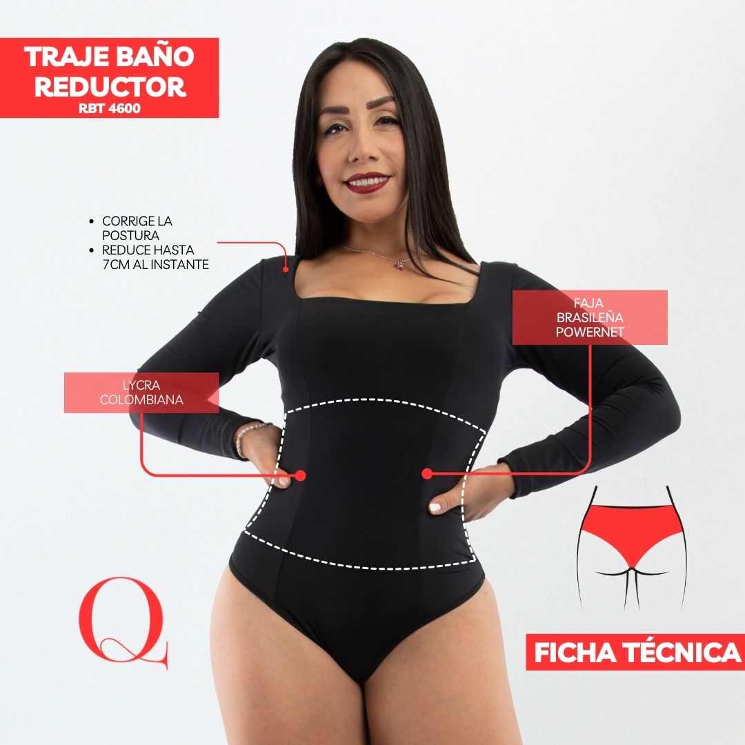 Traje de Baño con Faja Reductor- CORSET RBT4600