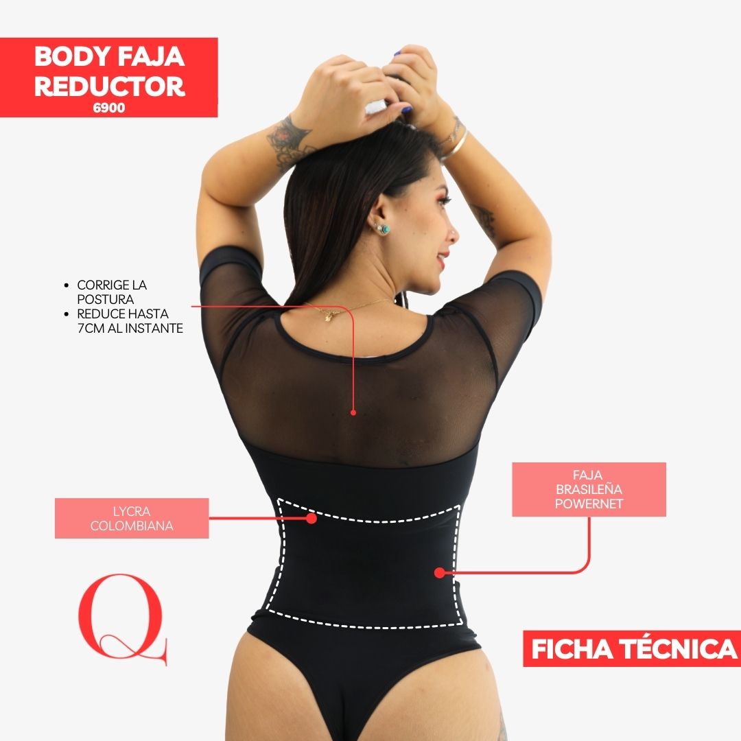 Body Faja con Tull 6900 reductor de cintura