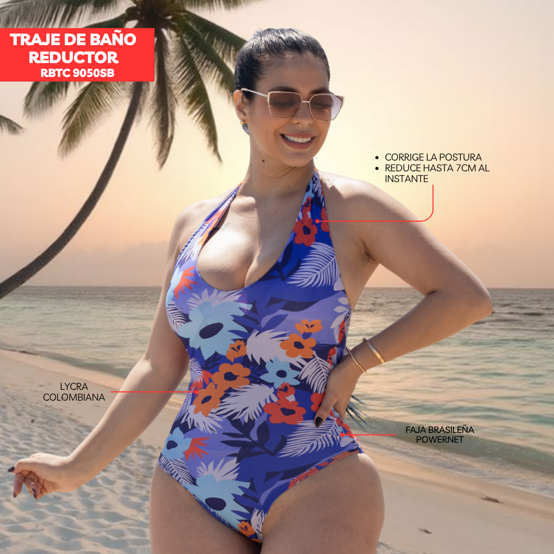 TRAJE DE BAÑO CON FAJA MODA RBTC9050SB