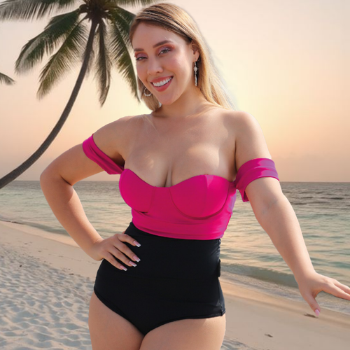 TRAJE DE BAÑO CON FAJA MODA RBTC1002