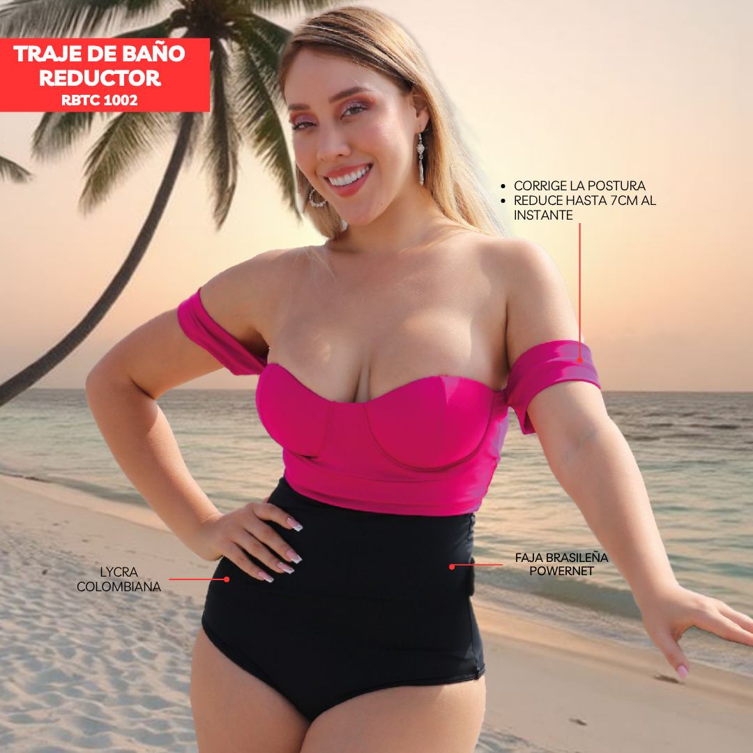 TRAJE DE BAÑO CON FAJA MODA RBTC1002