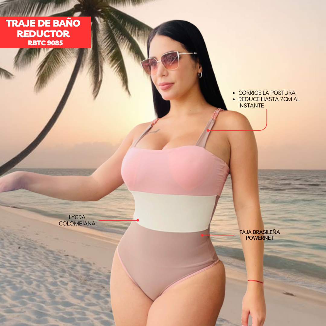 TRAJE DE BAÑO CON FAJA MODA RBTC9085