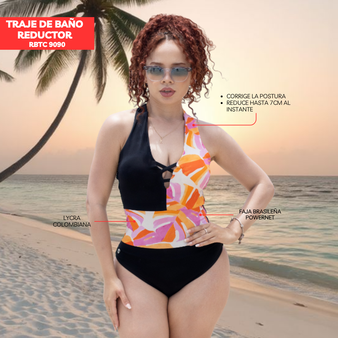 TRAJE DE BAÑO CON FAJA MODA RBTC9090
