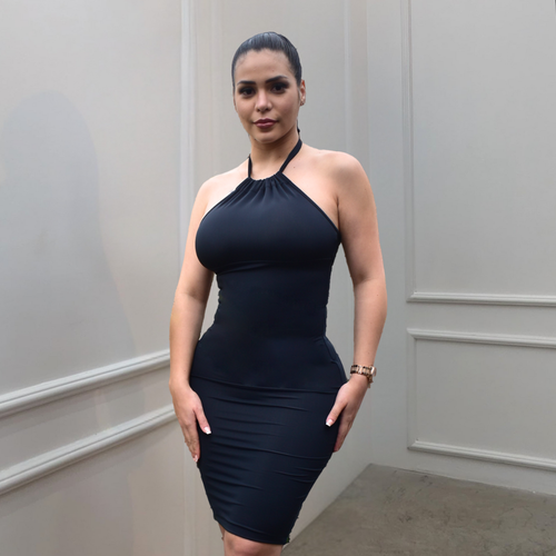 VESTIDO FAJA REDUCTOR COLOMBIANO - CASUAL V4800L