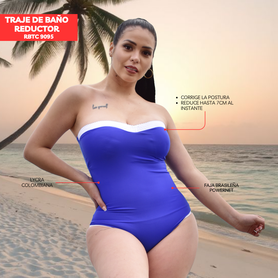 TRAJE DE BAÑO CON FAJA MODA RBTC9095
