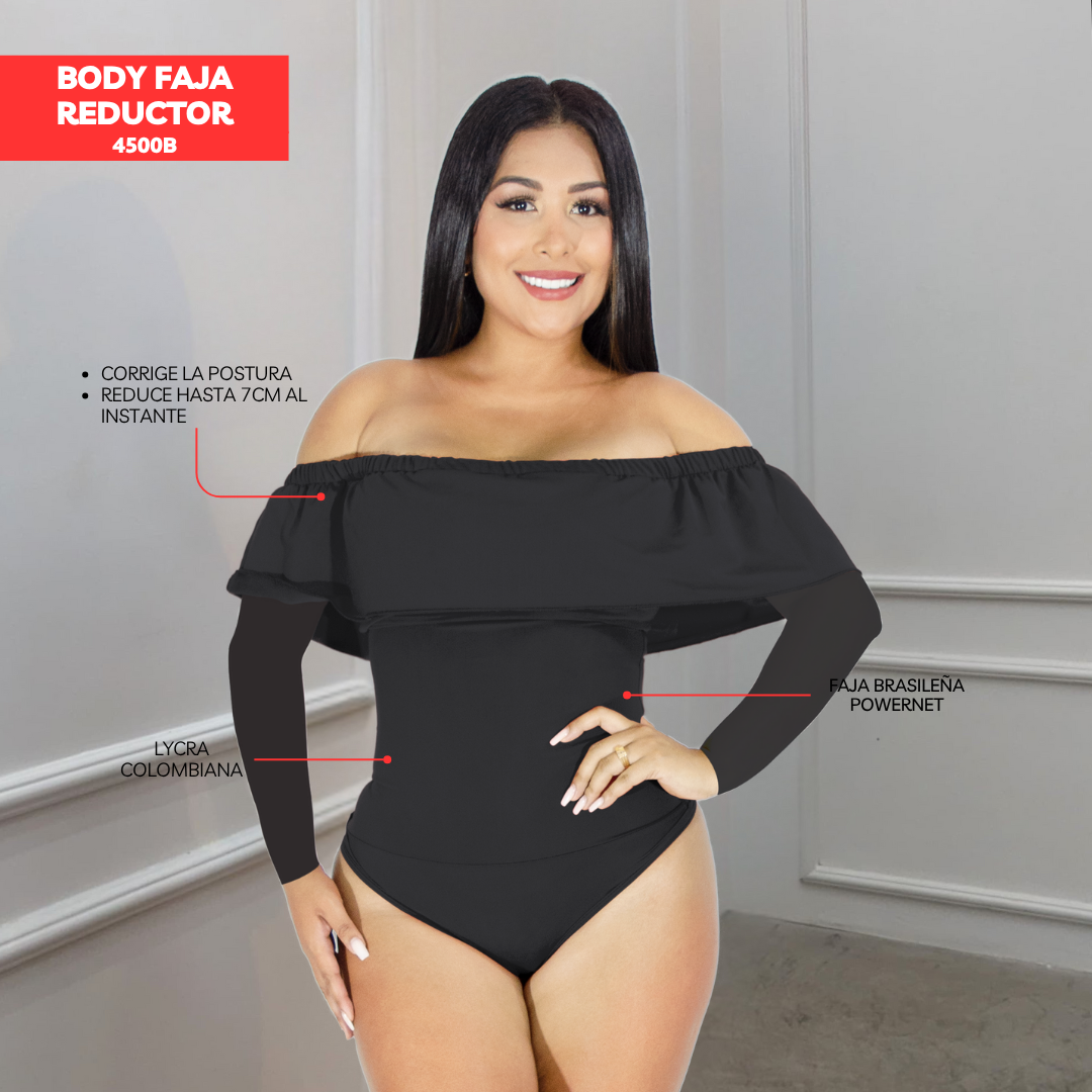 BODY FAJA COLOMBIANA - MANGA LARGA 4500B