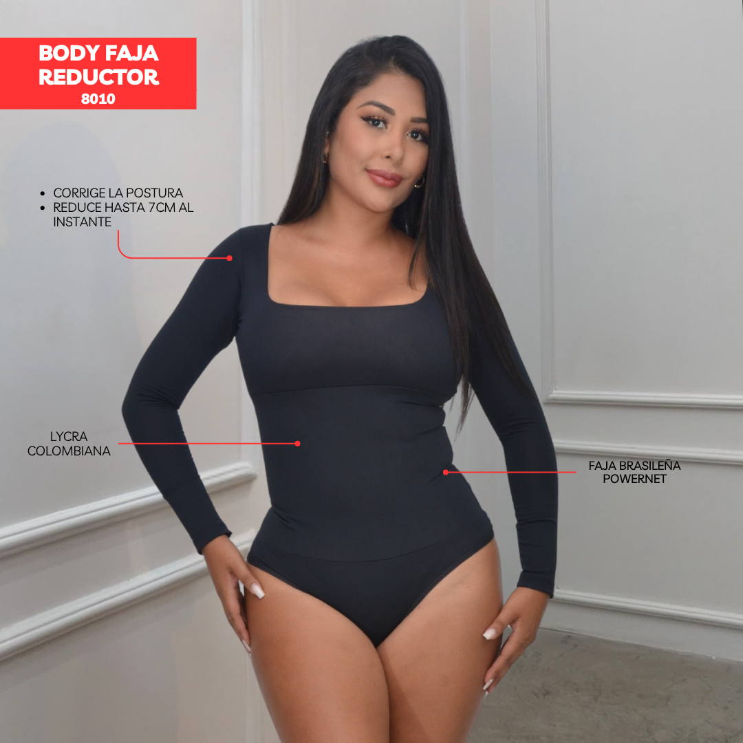 BODY FAJA COLOMBIANA - MANGA LARGA 8010