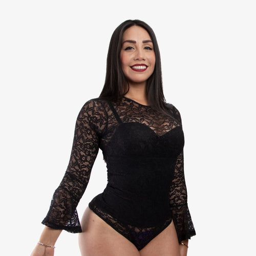 Body Faja encaje colombiano 9018 reductor de cintura