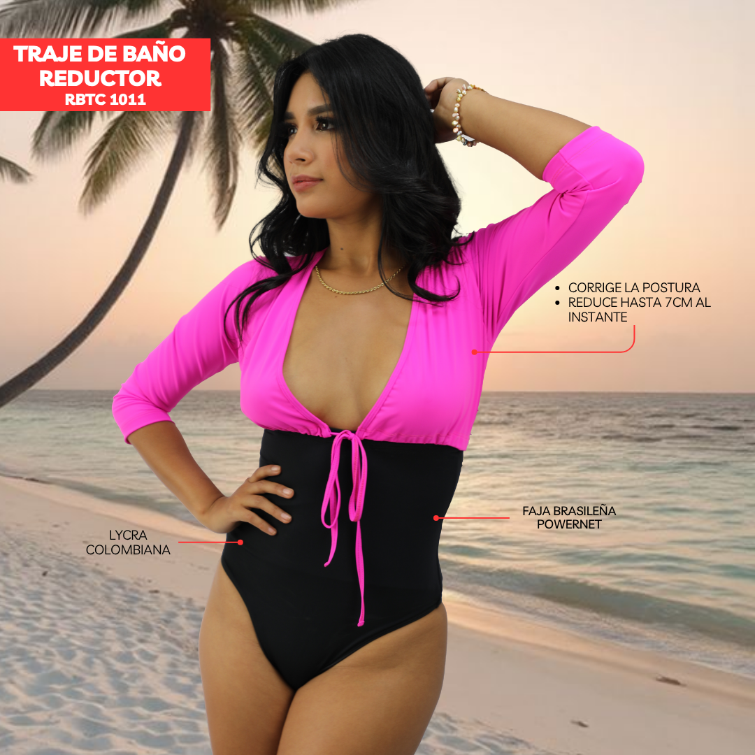 TRAJE DE BAÑO CON FAJA CASUAL RBTC1011