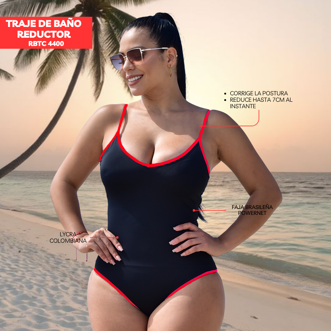 TRAJE DE BAÑO CON FAJA CASUAL RBTC4400