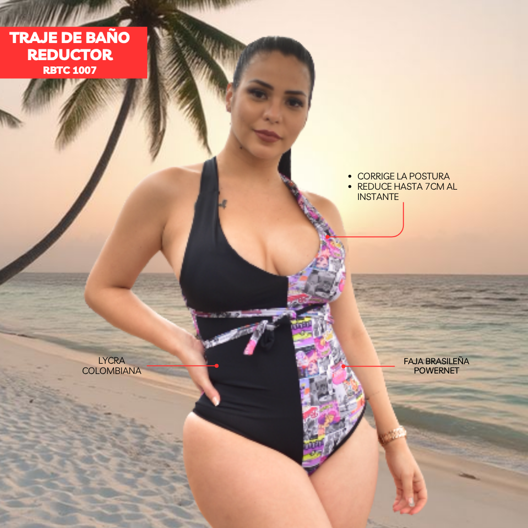 TRAJE DE BAÑO CON FAJA MODA RBTC1007