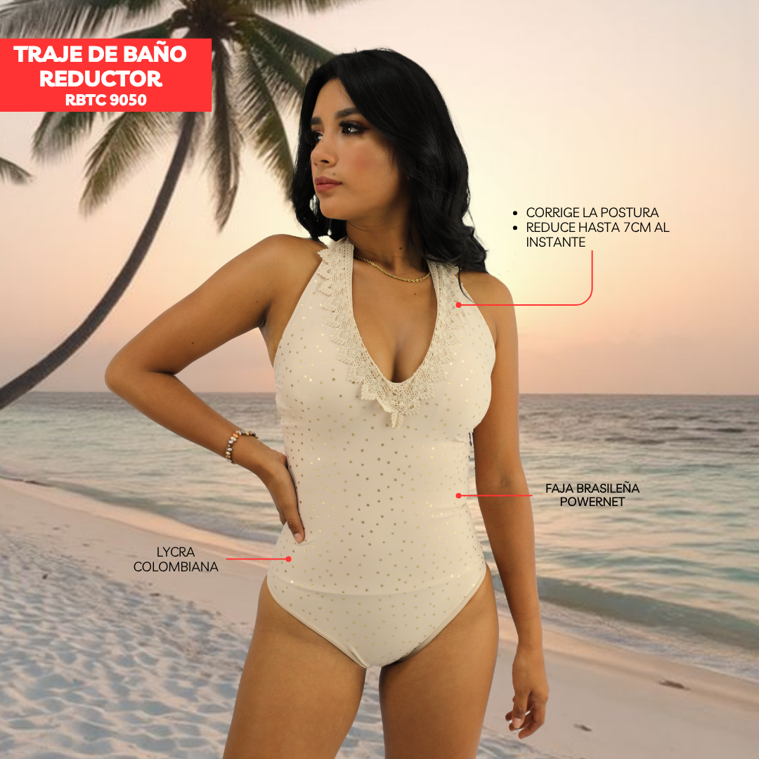 TRAJE DE BAÑO CON FAJA CASUAL RBTC9050