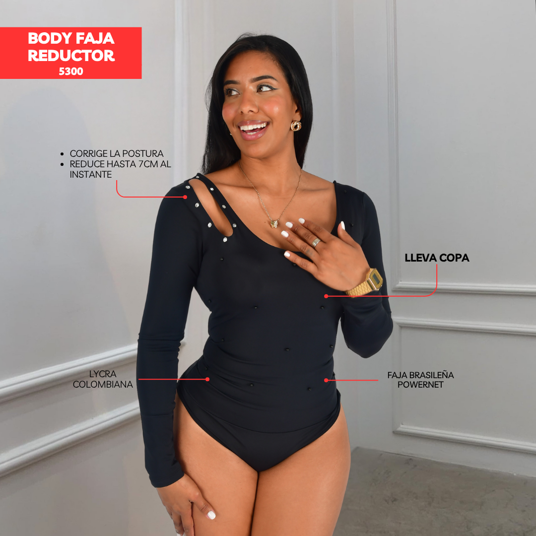 BODY FAJA REDUCTOR COLOMBIANO - MODA COPA 5300