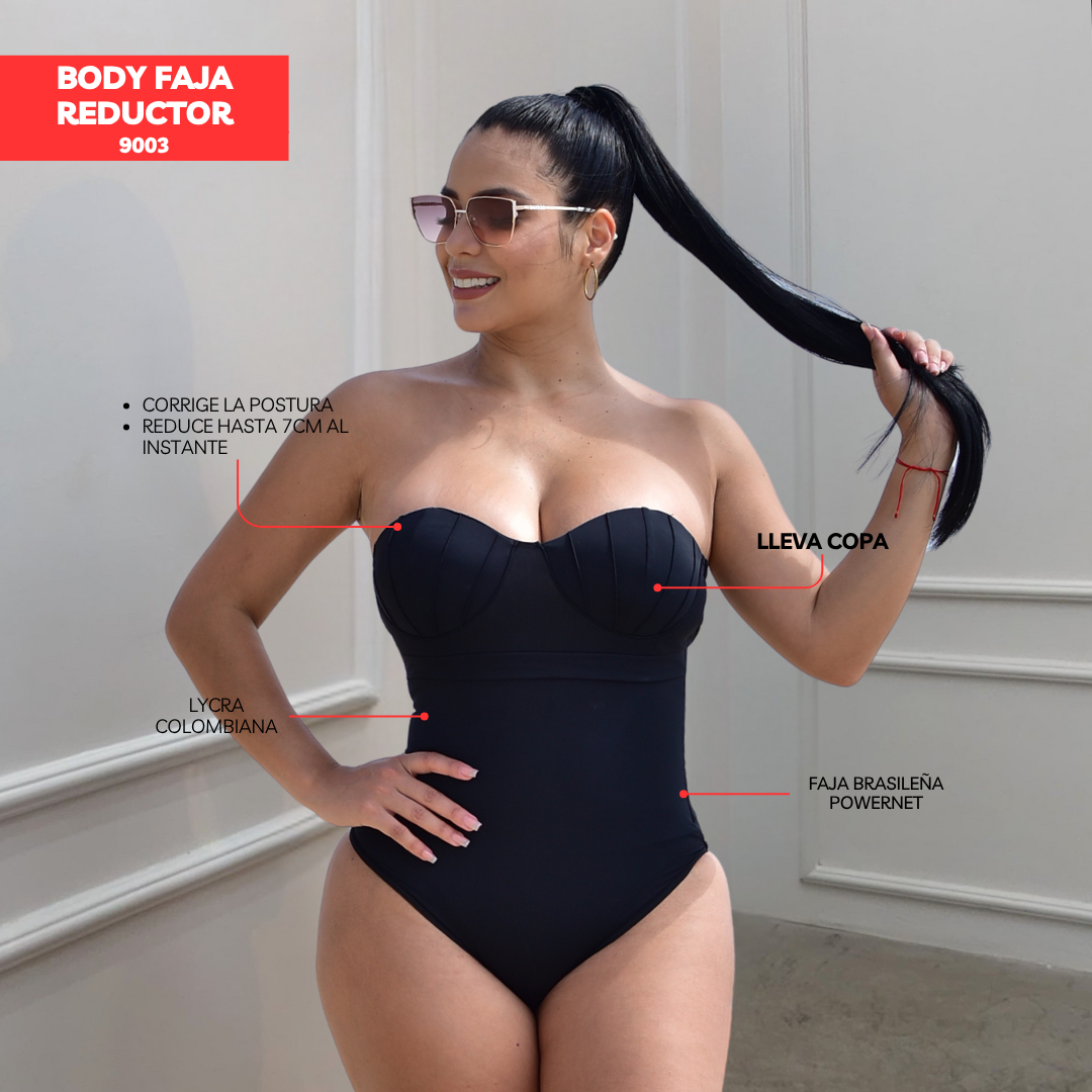BODY FAJA REDUCTOR COLOMBIANO - MODA COPA 9003