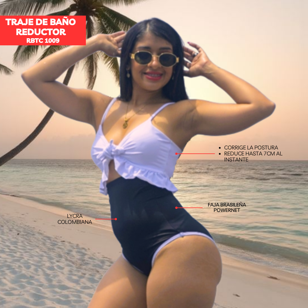 TRAJE DE BAÑO CON FAJA MODA RBTC1009