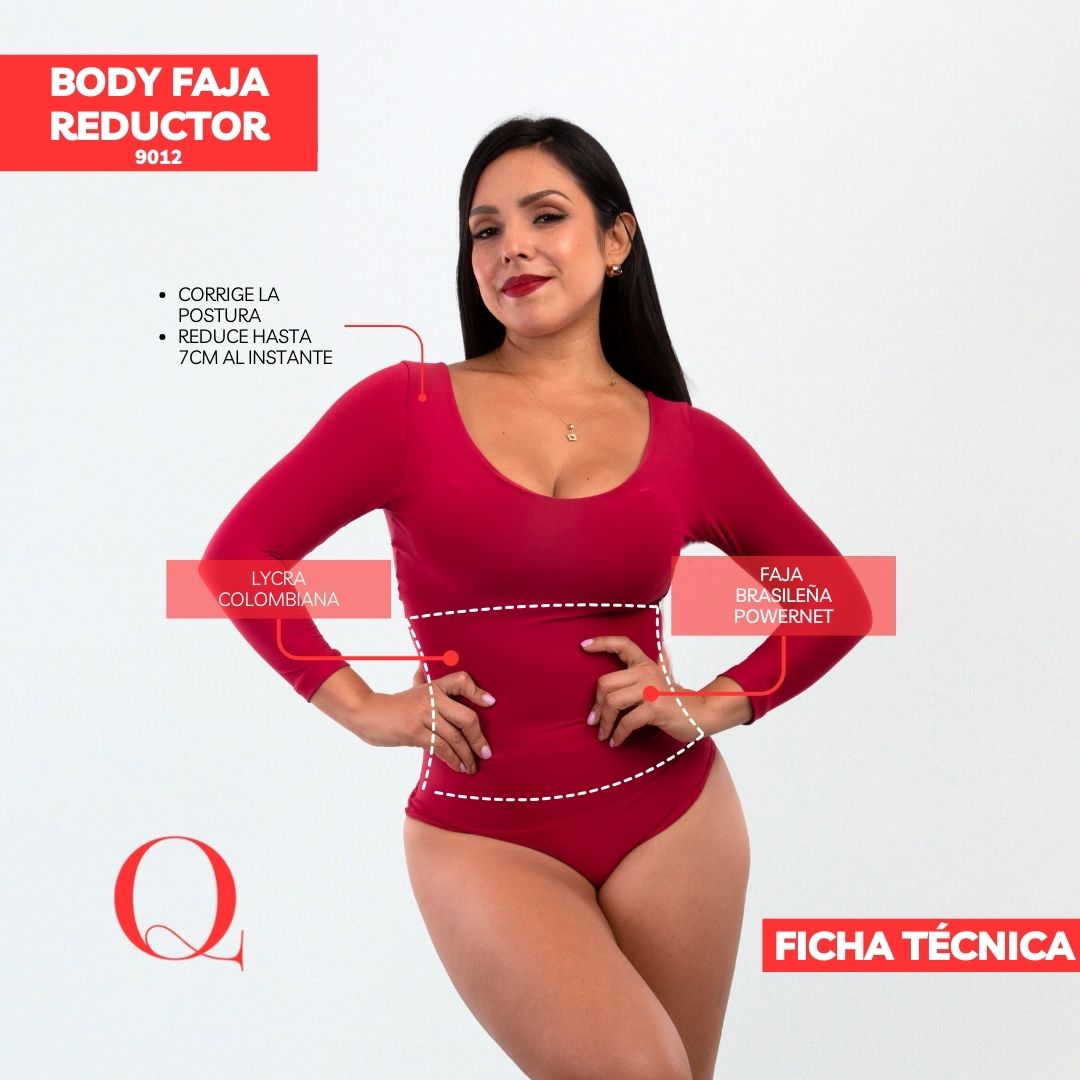 Body Faja Reductor Algodón 9012 TINTO