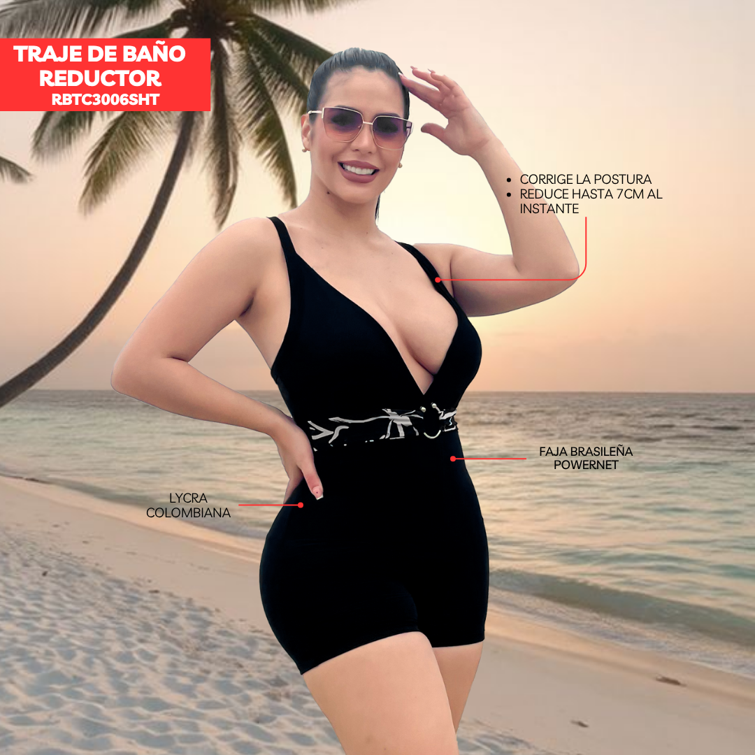 TRAJE DE BAÑO CON FAJA EXCLUSIVE RBTC3006SHT
