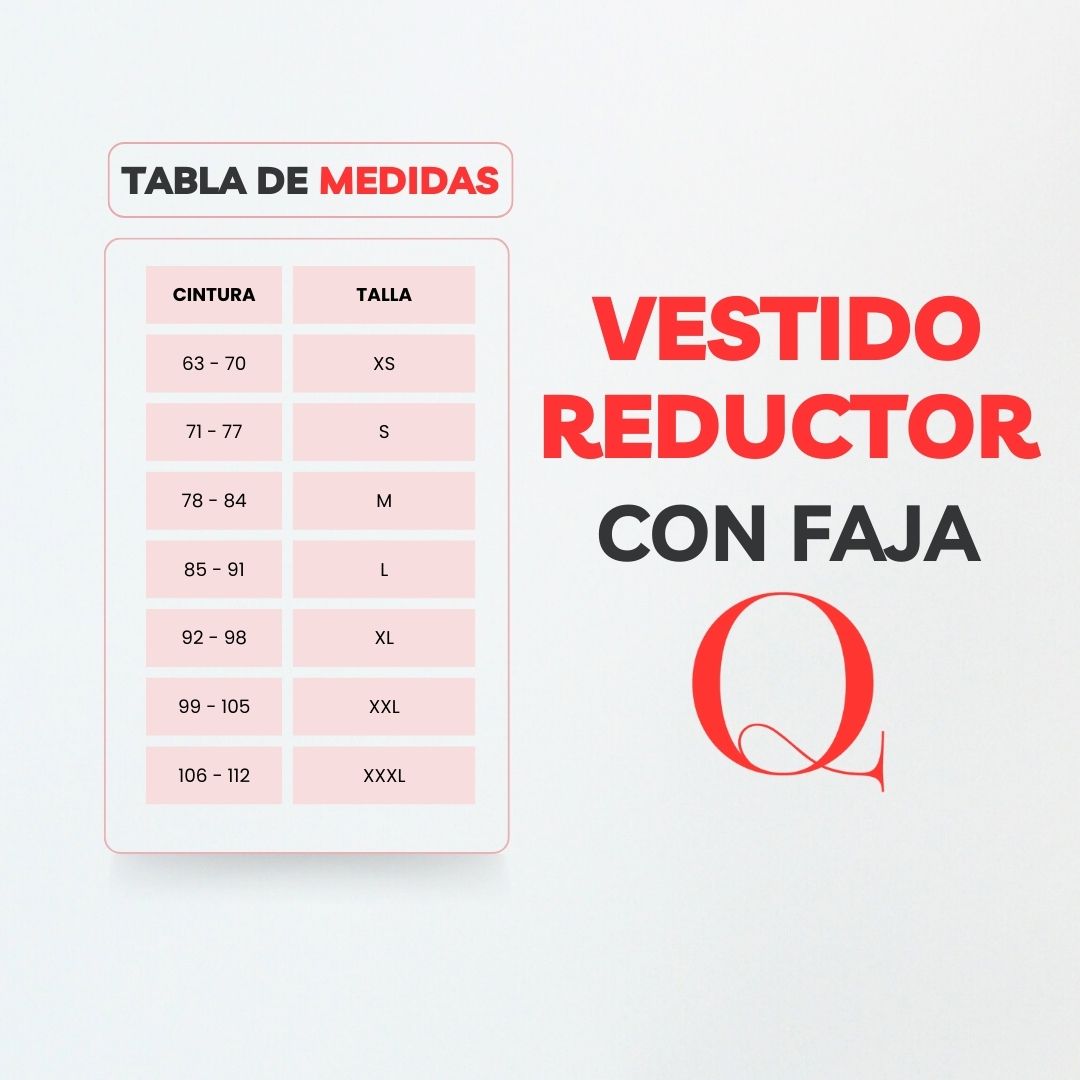 Vestido con Faja Reductor V3000L