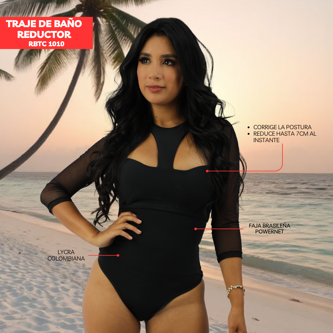TRAJE DE BAÑO CON FAJA MODA RBTC1010