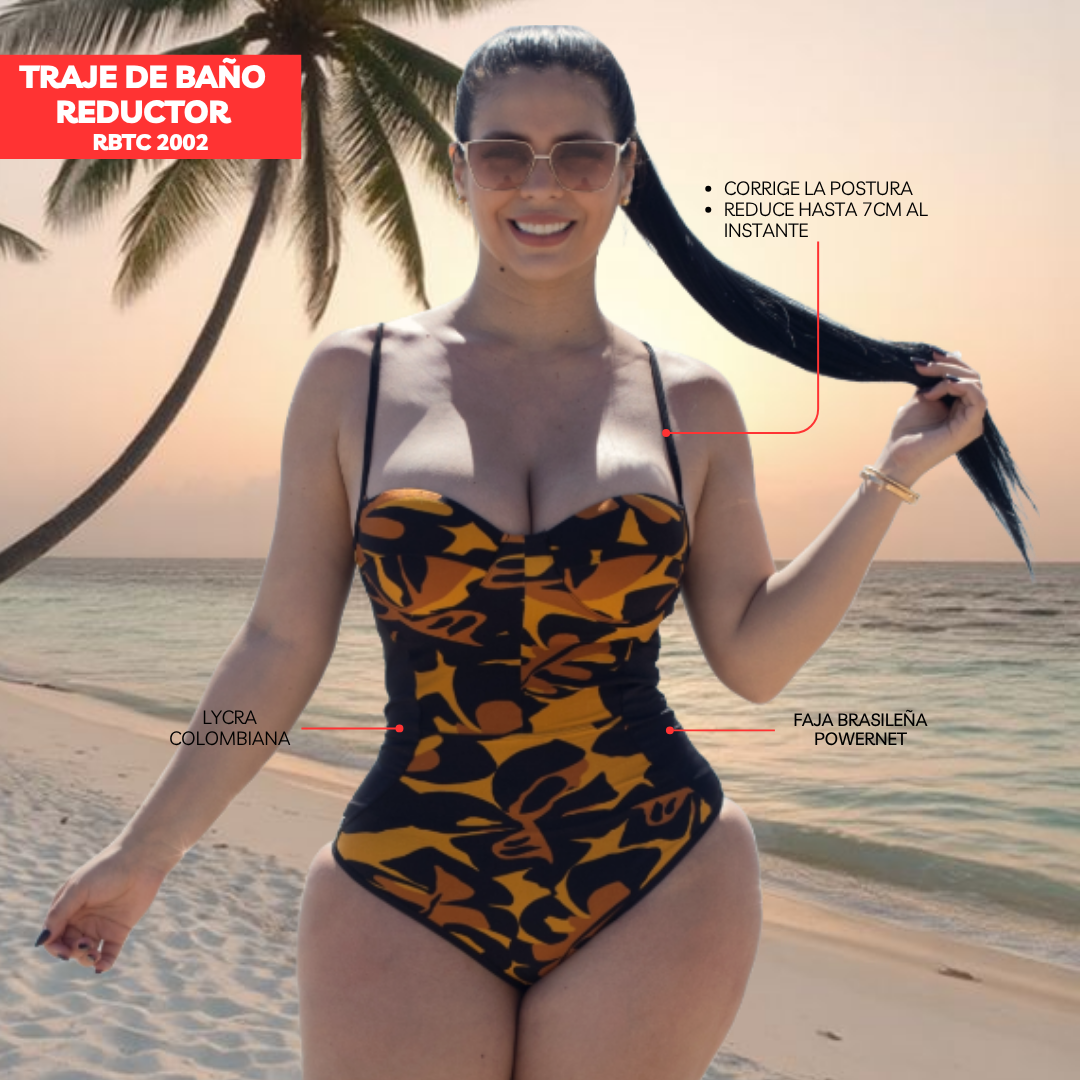 TRAJE DE BAÑO CON FAJA MODA RBTC2002