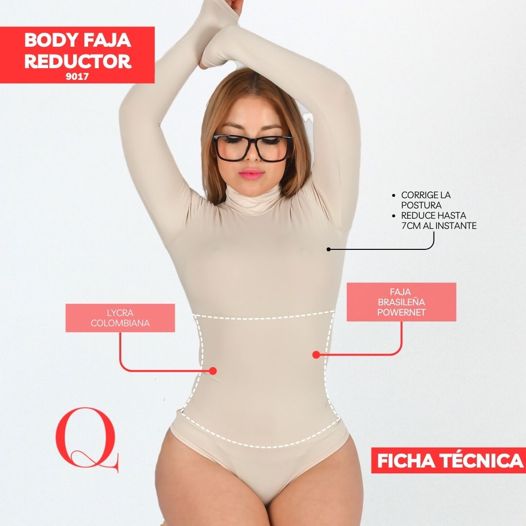 Body Faja Reductor Algodón 9017 PERLA