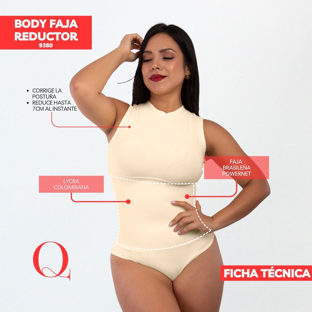 Body Faja Reductor Algodón 9380 PERLA