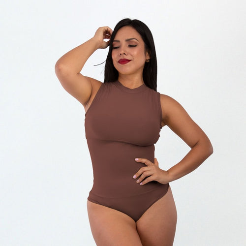 Body Faja Reductor Algodón 9380 CAFÉ