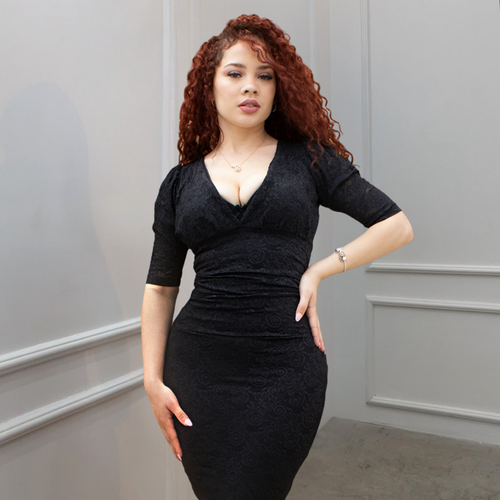VESTIDO FAJA REDUCTOR COLOMBIANO - MODA V1010L