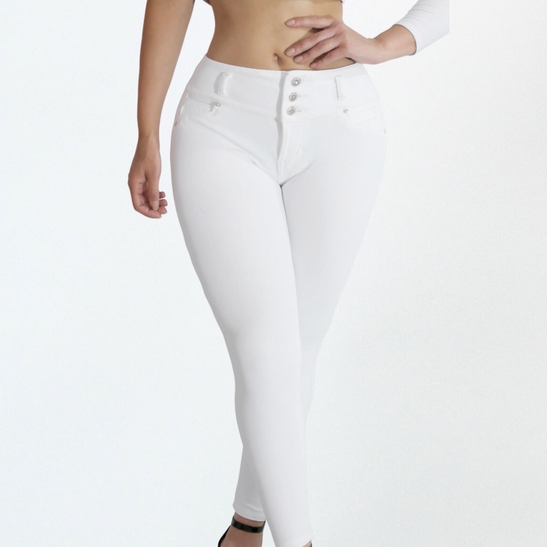 Jeans con Faja Levanta Glúteos 330F