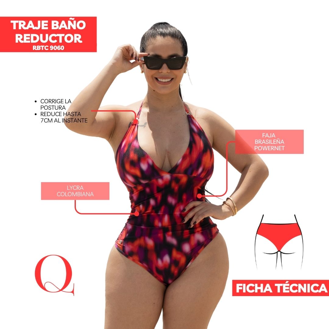 Traje de Baño con Faja Reductor RBTC9060