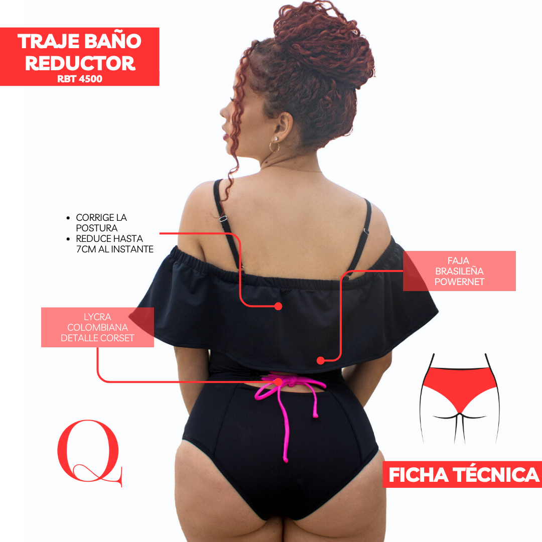 Traje de Baño con Faja Reductor- CORSET RBT4500