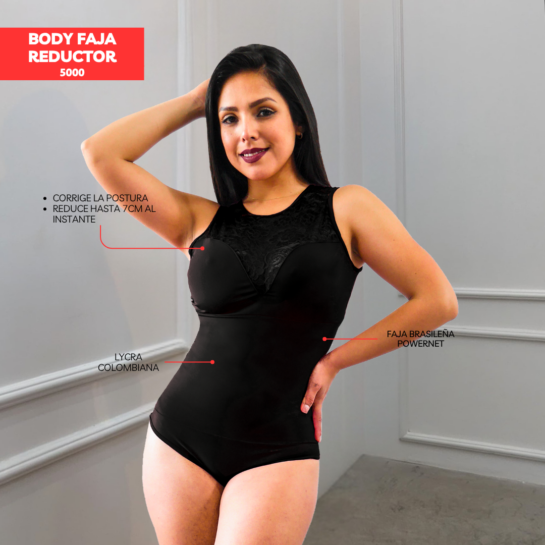 BODY FAJA REDUCTOR MANGA CERO BASIC 5000