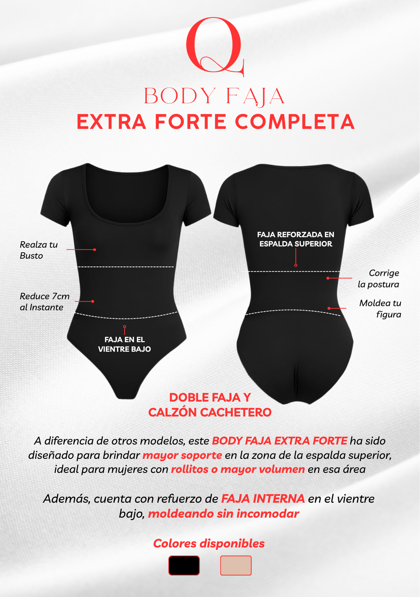 BODY FAJA EXTRA FORTE FAJA COMPLETA 7800M2