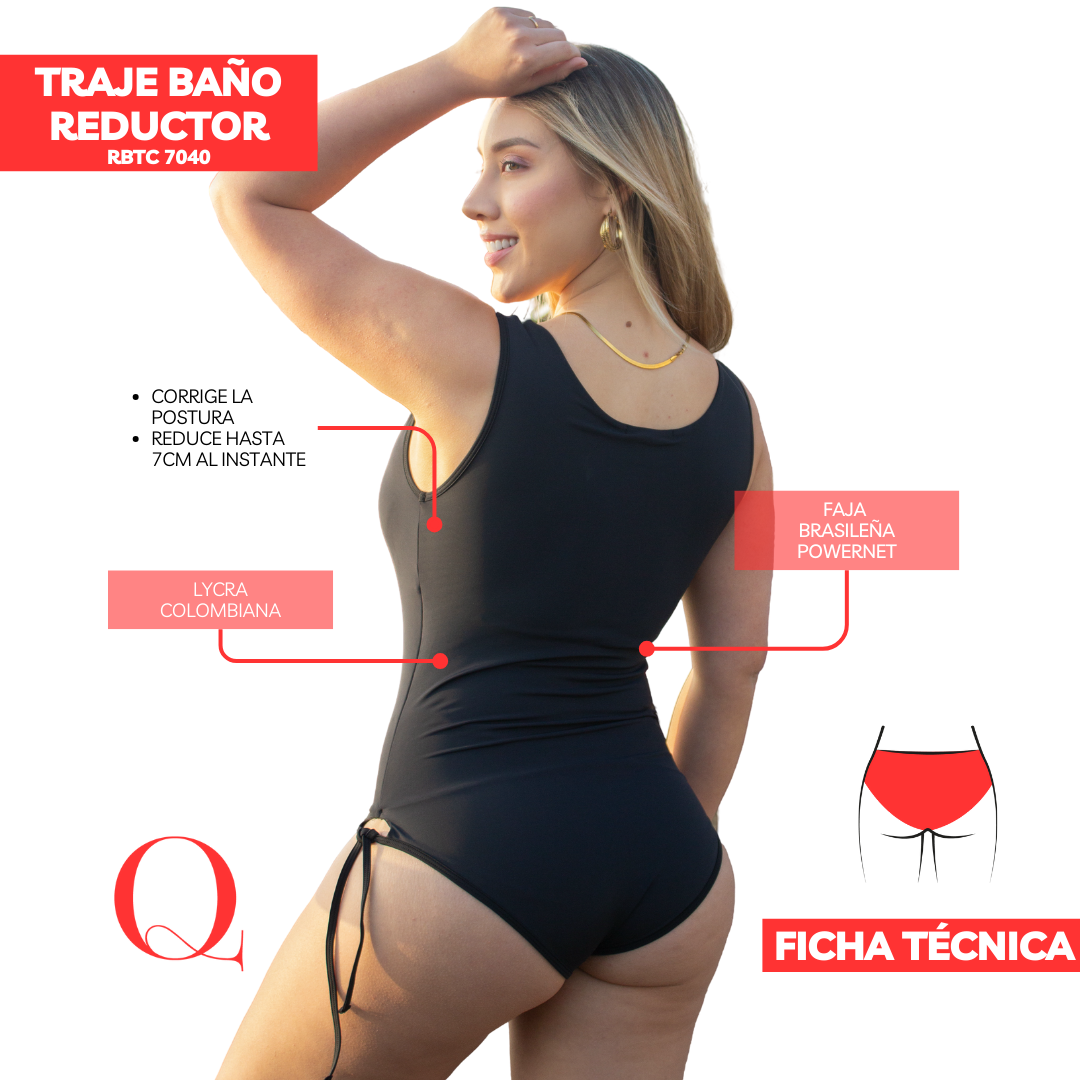 Traje de Baño con Faja Reductor RBTC7040