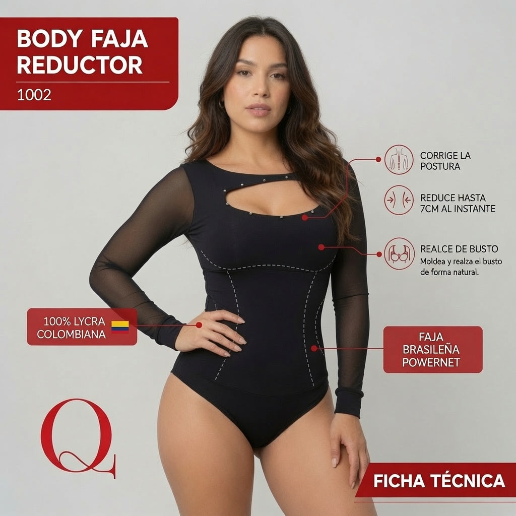 BODY FAJA REDUCTOR COLOMBIANO - MODA 1002
