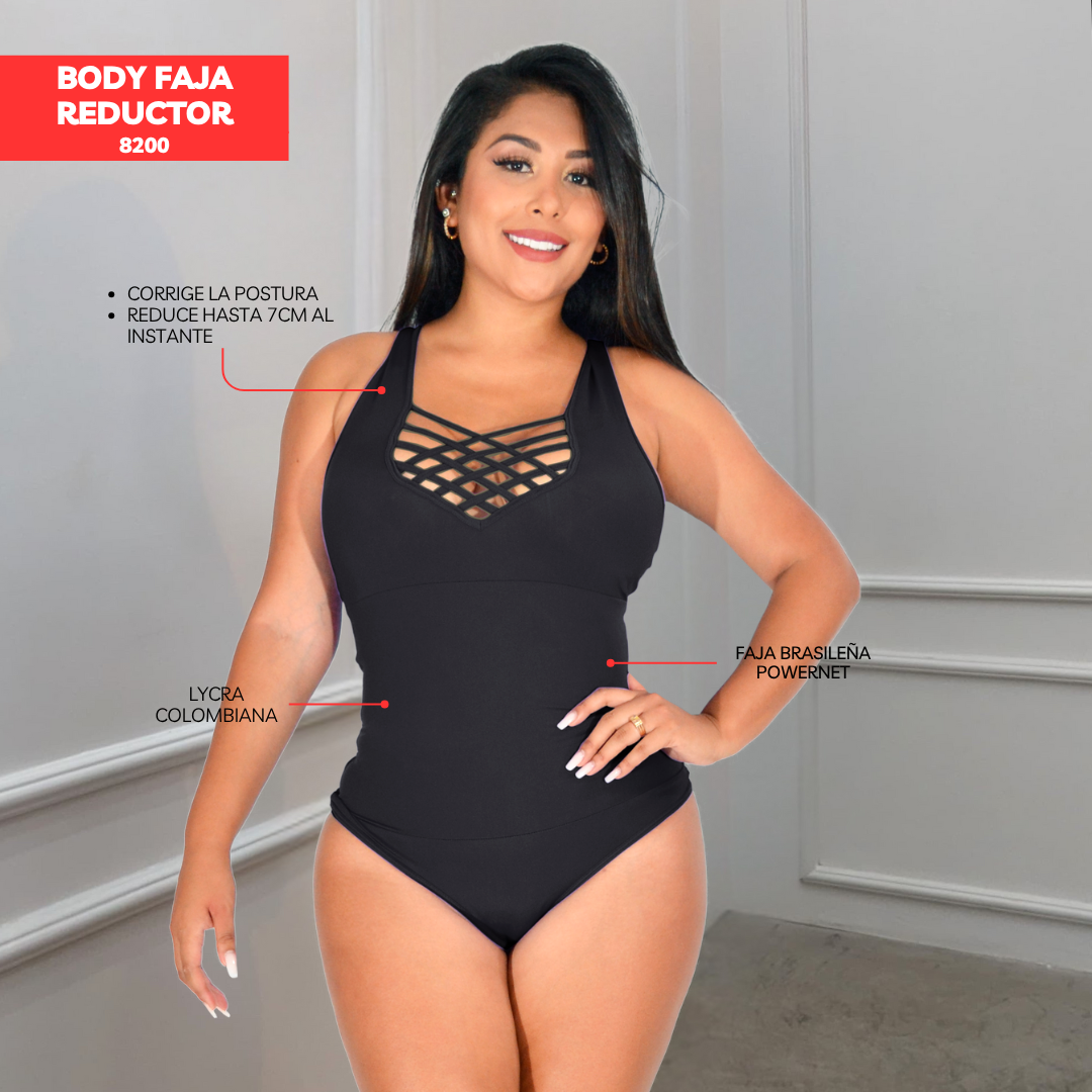 BODY FAJA REDUCTOR MANGA CERO BASIC 8200