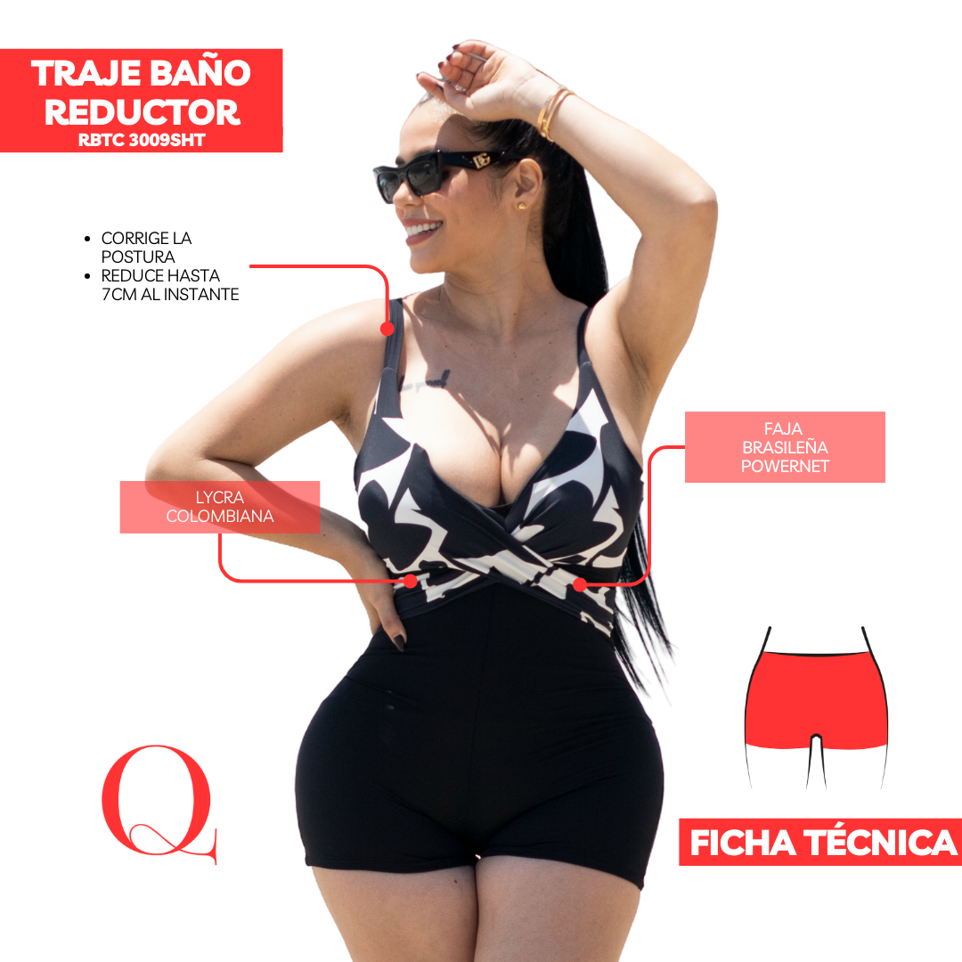 Traje de Baño con Faja Reductor RBTC3009SHT