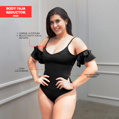 BODY FAJA REDUCTOR COLOMBIANO - MANGA CORTA 8020