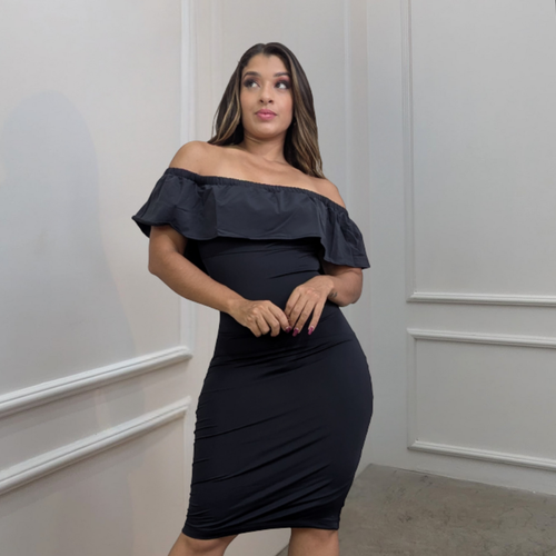 VESTIDO FAJA REDUCTOR COLOMBIANO - CASUAL V4500L
