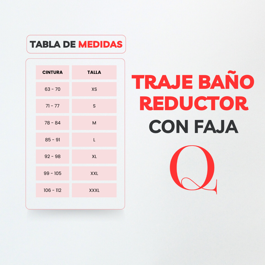 TRAJE DE BAÑO CON FAJA BASIC RBT5500