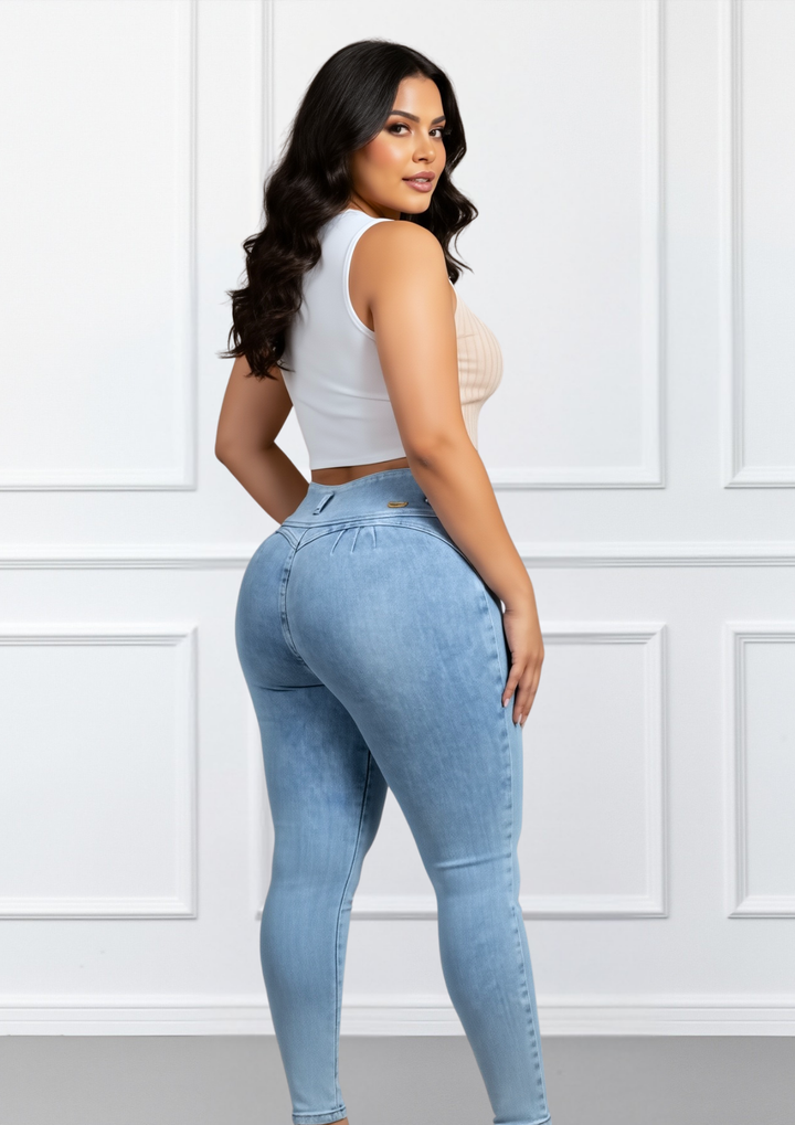 Jeans con Faja Levanta Glúteos 310F