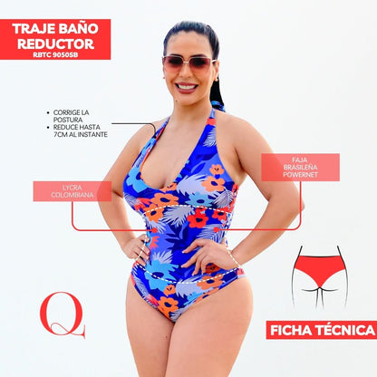 Traje de Baño con Faja Reductor RBTC9050SB (CALZON ESTANDAR)