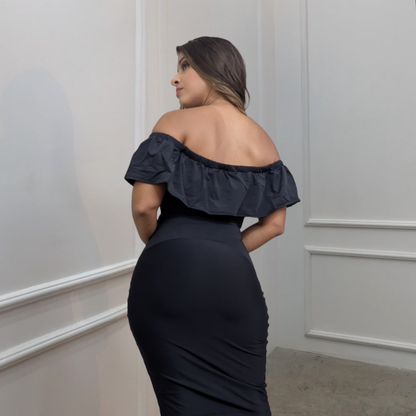 VESTIDO FAJA REDUCTOR COLOMBIANO - CASUAL V4500L