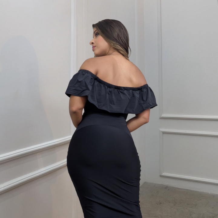 VESTIDO FAJA REDUCTOR COLOMBIANO - CASUAL V4500L