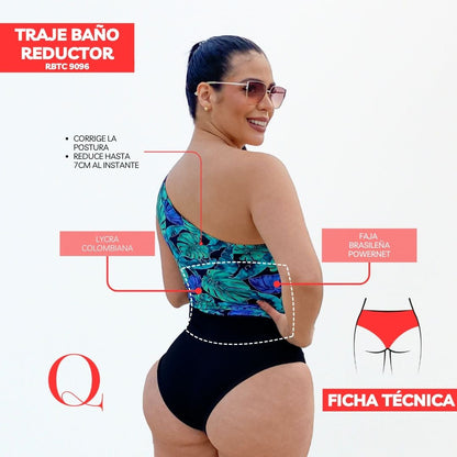 Traje de Baño con Faja Reductor RBTC9096 (CALZON ESTANDAR)